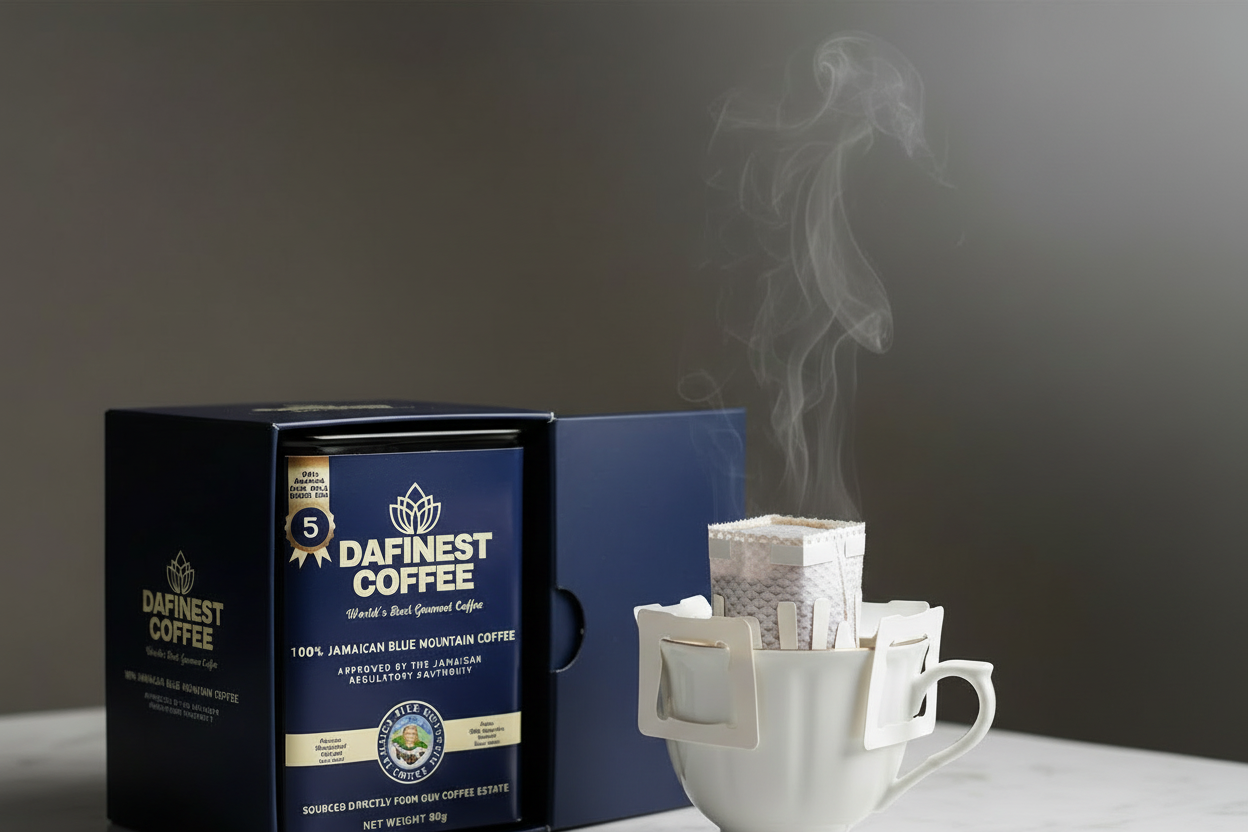 Jamaican Blue Mountain Pour Over Coffee Bags (Single Serve)